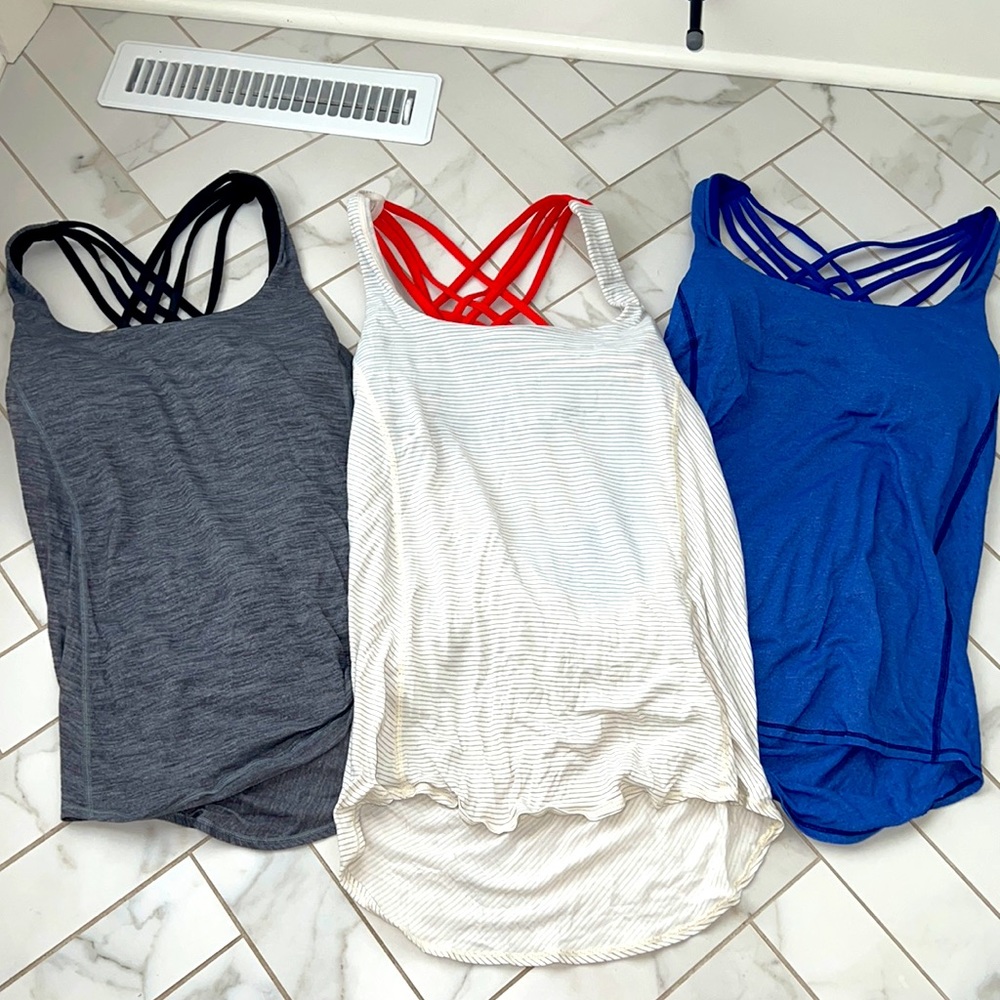 3 pack Lululemon wild tank